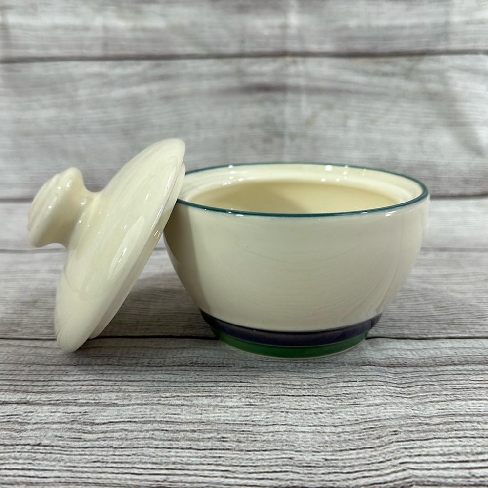 Vintage Pfaltzgraff Mountain Shadow  Sugar Bowl with Lid Set USA